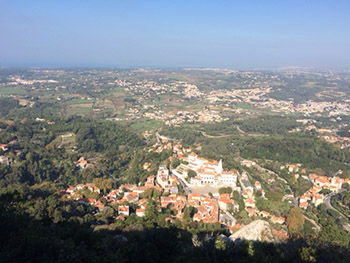 View of Sintra from the Castelo dos Mouros View of Sintra from Moorish castle